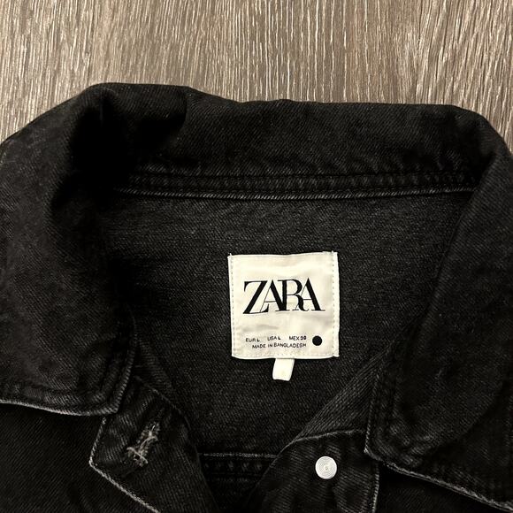 Black Denim Mini Dress - Picture 7 of 16